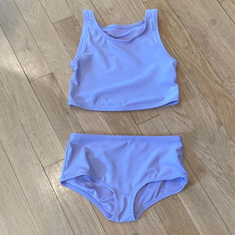 Toddler Girl GAP purple Tankini